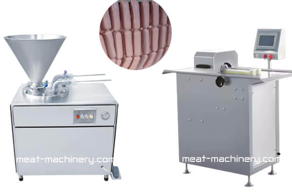 Automatic Sausage Linking Machine and Hydraulic Sausage Filler Machine