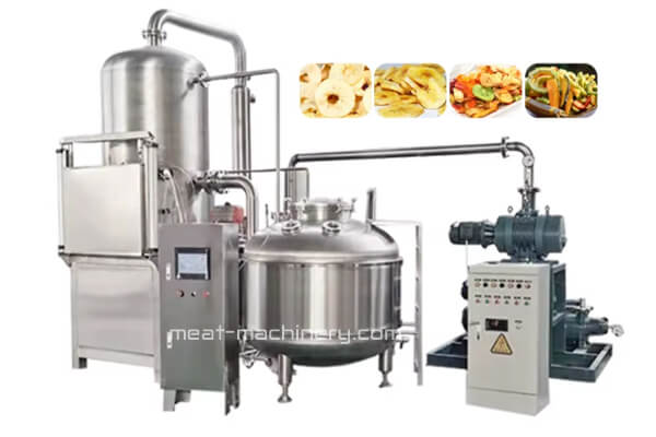 Macchina per la frittura sottovuoto di snack vegetali